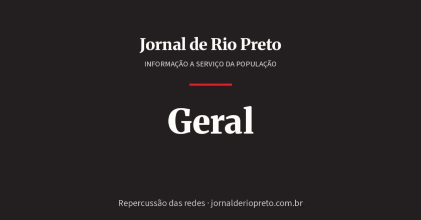 Arte padrão do Jornal de Rio Preto – Geral
