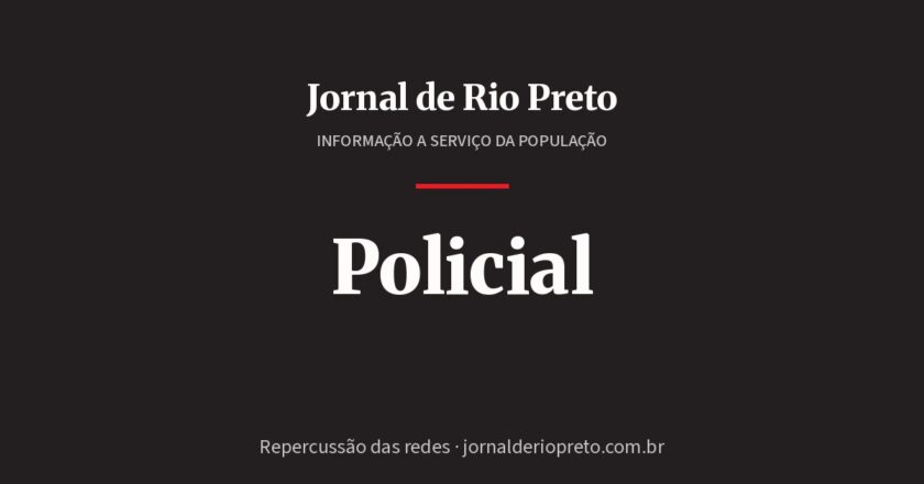 Arte padrão do Jornal de Rio Preto – Policial