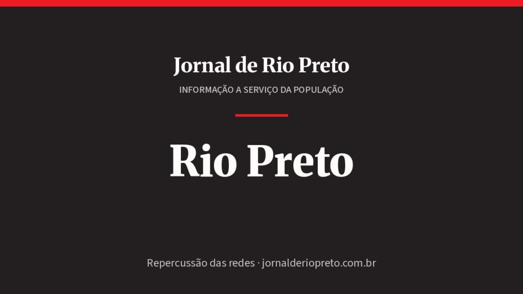 Arte padrão do Jornal de Rio Preto – Rio Preto