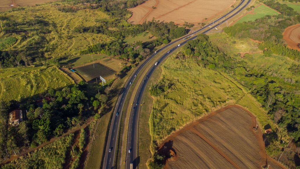 Rodovia no noroeste paulista
