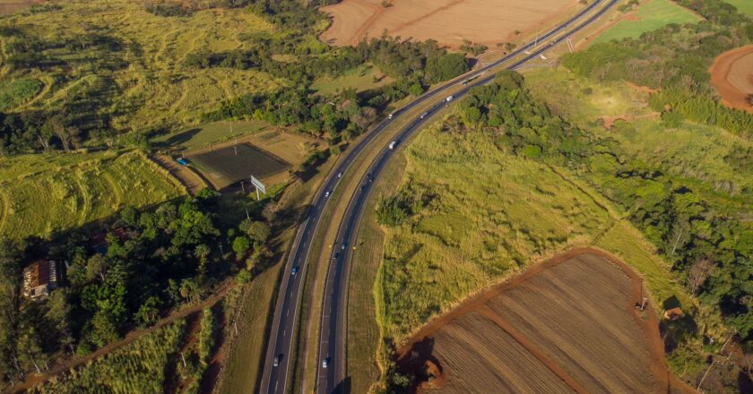 Rodovia no noroeste paulista