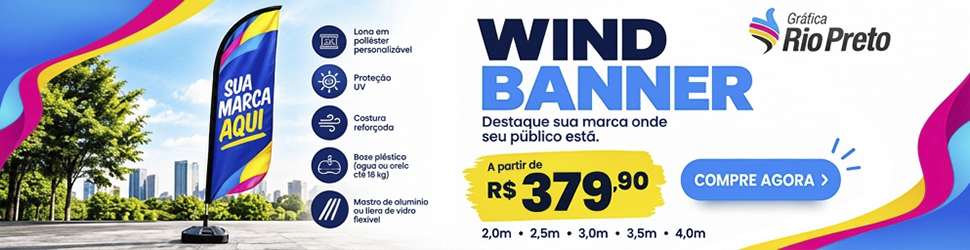 Gráfica Rio Preto - Wind Banner