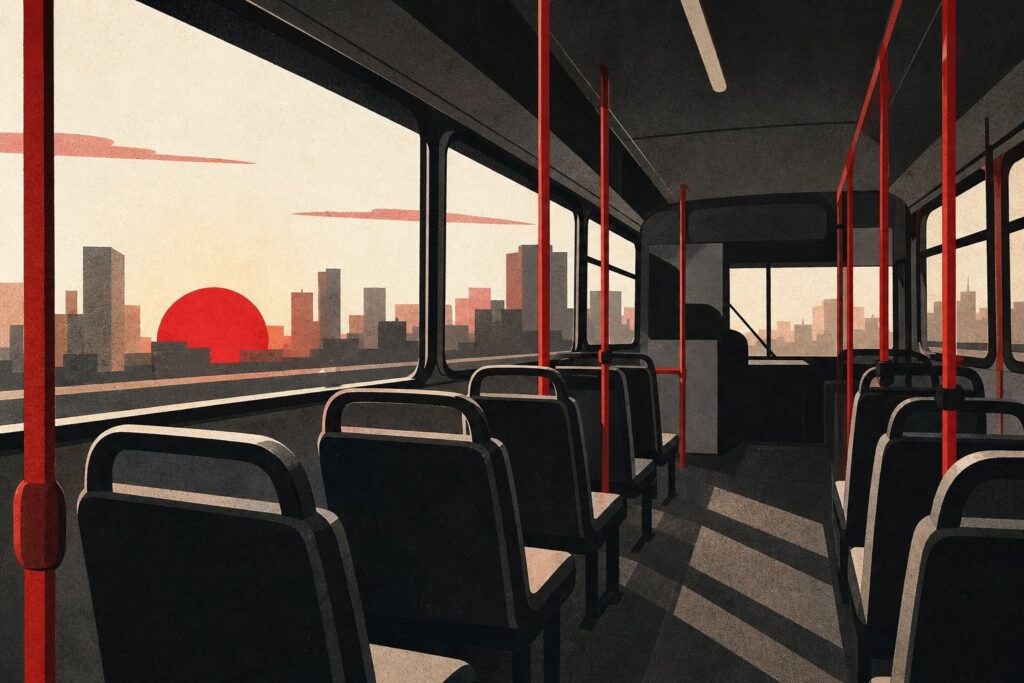 Ilustração: Vídeo registra investigação por suspeita de importunação em ônibus