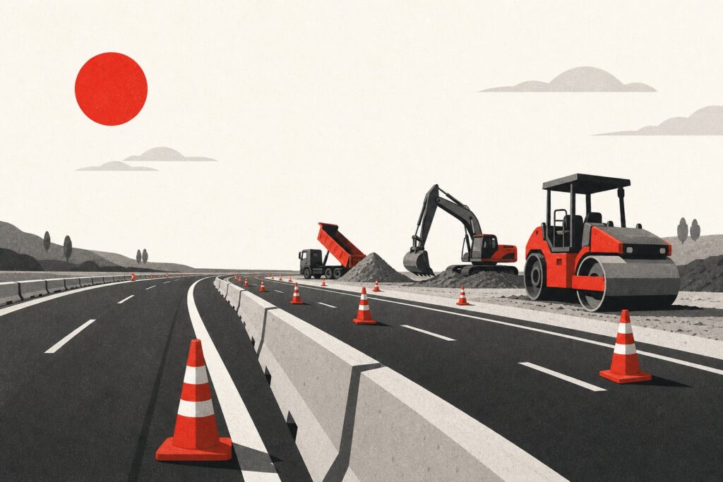 Ilustração: Obras na Washington Luís são retomadas após feriado