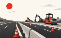 Ilustração: Obras na Washington Luís são retomadas após feriado