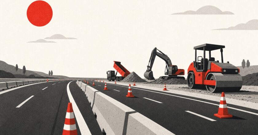 Ilustração: Obras na Washington Luís são retomadas após feriado