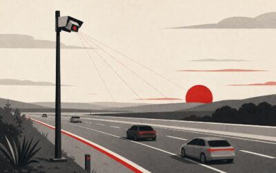 Ilustração: Câmeras com IA vigiam celular e cinto na SP-310 em Rio Preto