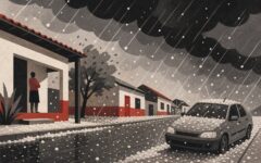 Ilustração: Vídeo registra chuva de granizo em Rio Preto e região